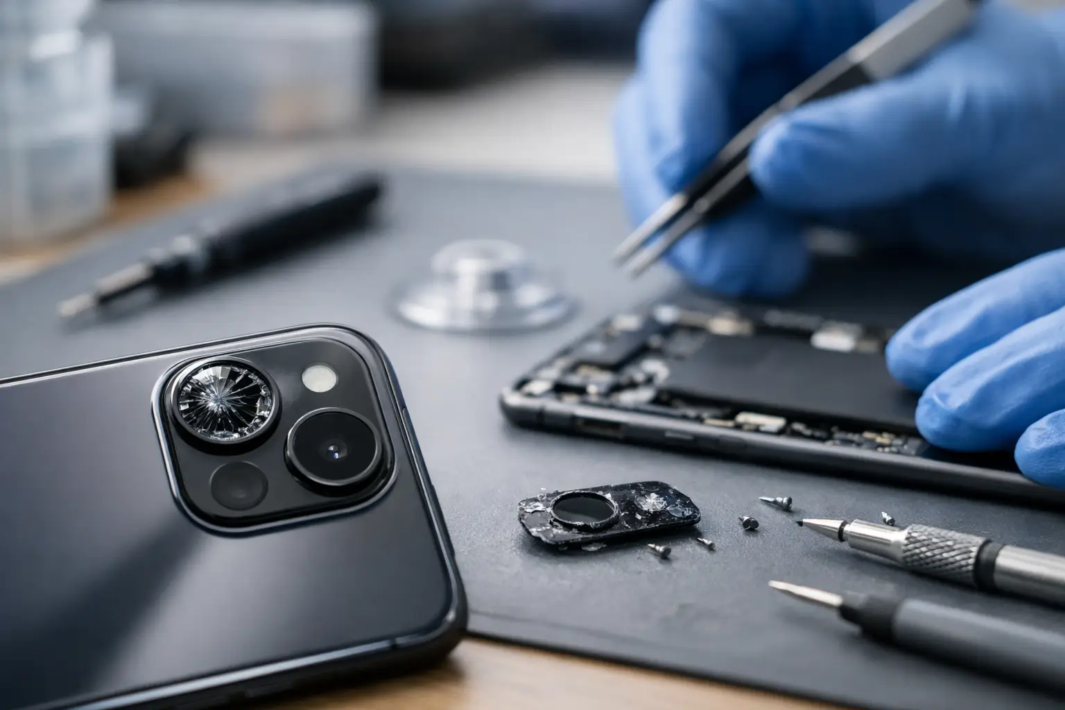 Broken Phone Camera Lens Repair Options Explained