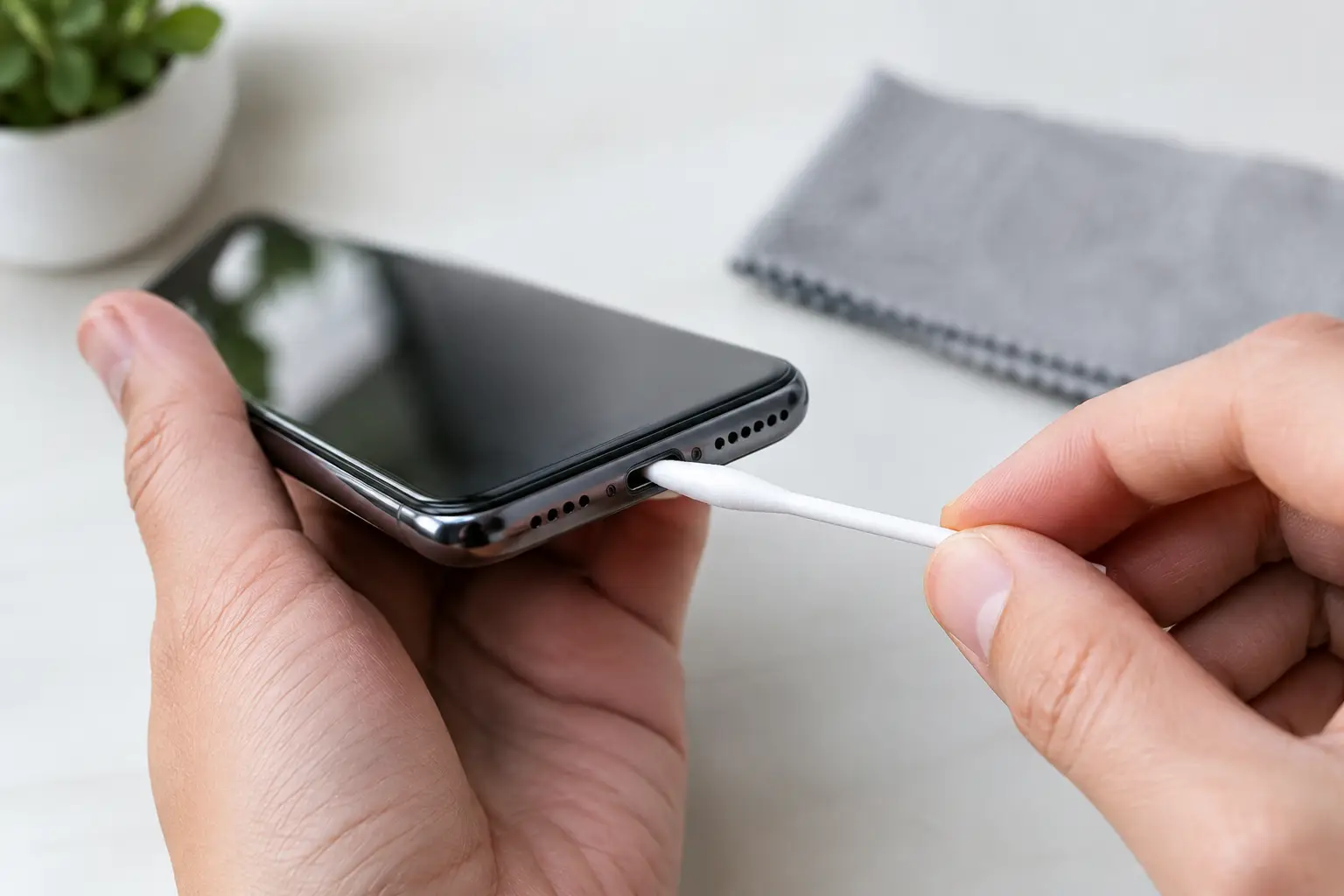 How to Clean a Phone Charging Port Safely